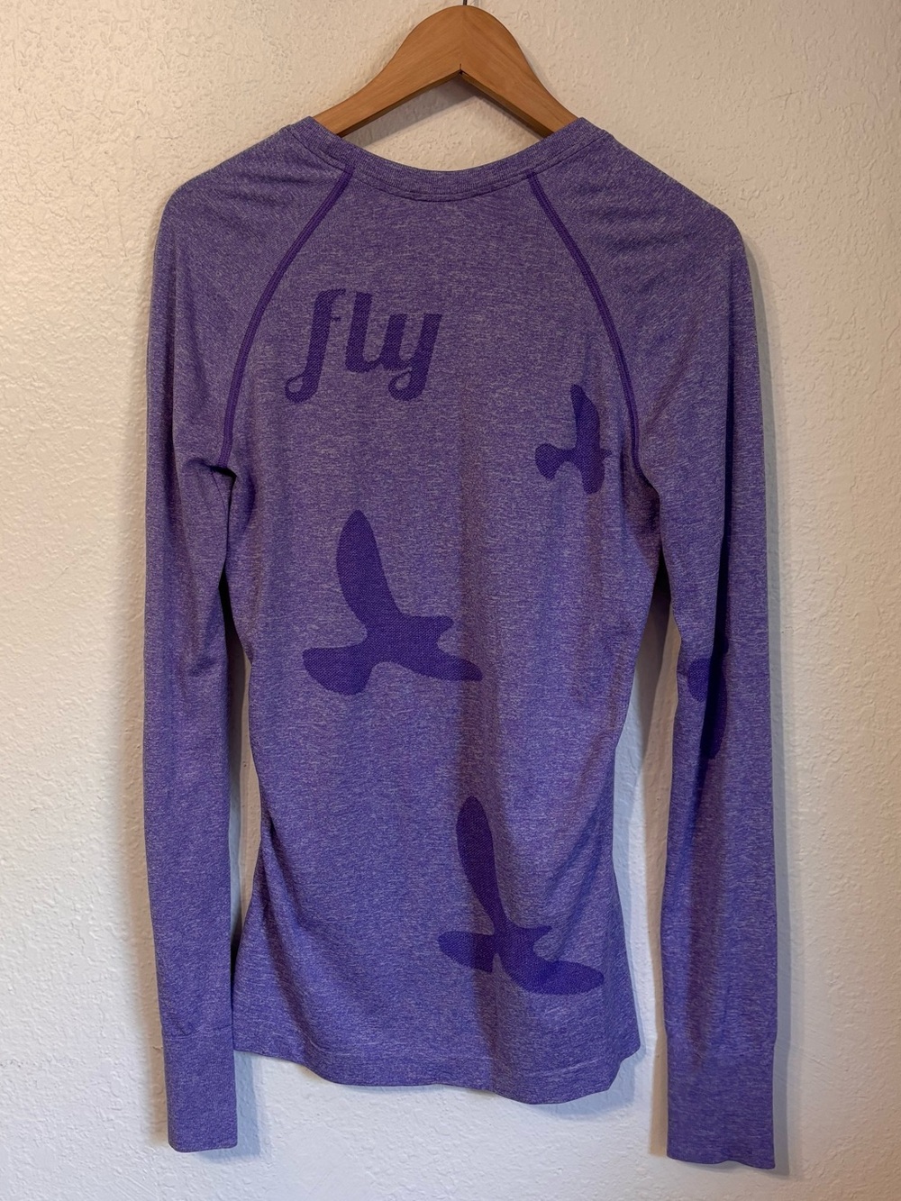 Oiselle Flyte Long Sleeve Top Thumbholes Medium - Picture 5 of 5